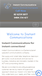 Mobile Screenshot of instantcommunications.com.au